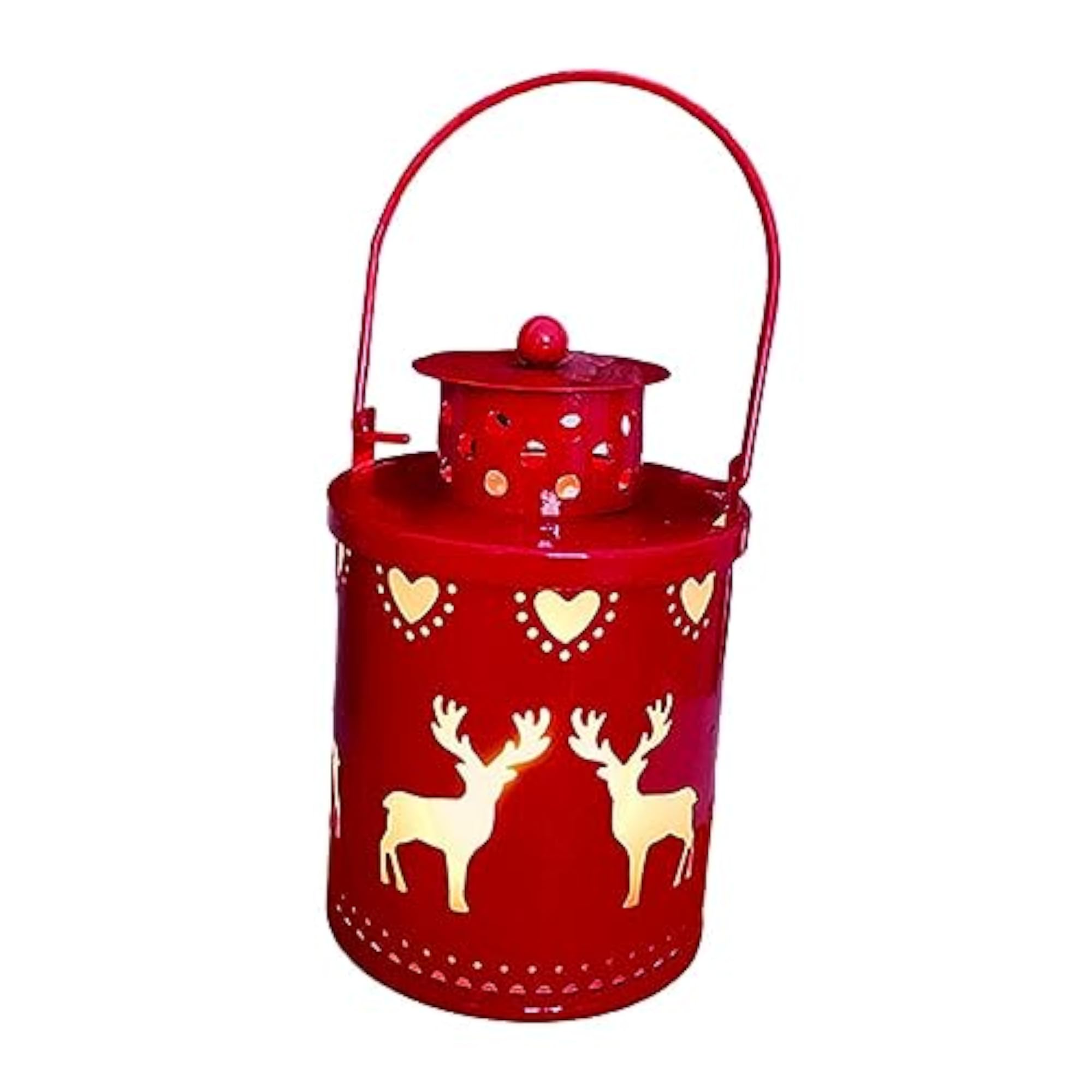 Candle Lantern Christmas Lighted Lantern for Valentine’s Day Party