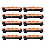 TONER PACK TN1050 Cartuchos de Tóner Compatible para Brother DCP-1510 HL-1110 HL-1210W HL-1212W DCP-1510 DCP-1610W DCP-1612W MFC-1810 MFC-1910W (10 Unidades)