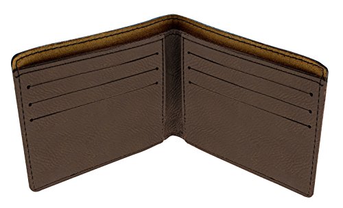 ThisWear Hunting Gifts Hunting Wallet for Men Laser Engraved Leatherette Bifold Wallet3