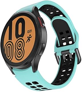 OVERSTEP Compatible for Samsung Galaxy Watch 4/5/6 Strap 40mm 44mm/Galaxy Watch 4 Classic Strap 42mm 46mm/Watch 6 Classic 43mm 47mm/20mm Soft Silicone Sport Strap for Men Women