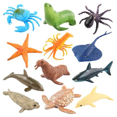 lopituwe Modelo de simulación de Vida , decoración Juguetes Tortugas Marinas realistas, coleccionista Adornos Escritorio, Herramienta enriquecimiento Educativo, Figuras Modelos