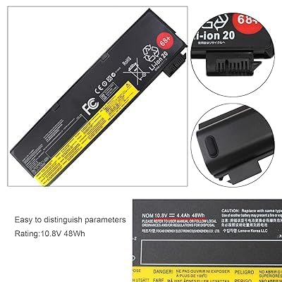 Image of WISTAR Laptop Battery X240 Laptop Battery for Lenovo ThinkPad L450 L470 P50S W550 W550s Series