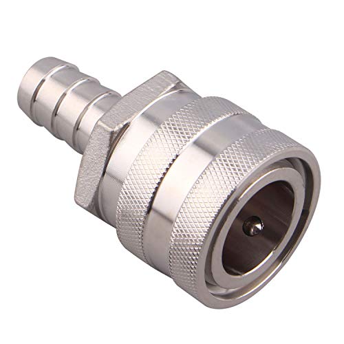 DERNORD 2 Pack Barb Female Stainless Steel Quick Disconnect - Home Brewing Connector (1/2”Barb) by DERNORD - Image 4