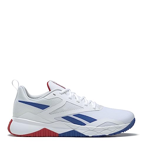 Reebok Men's Nfx Trainer Sneakers, Ftwr White Cold Grey 1 Vector Blue, 6.5 UK
