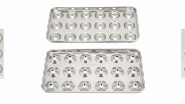 Bandeja para hielo de acero inoxidable 304 con tapa miniatura 7