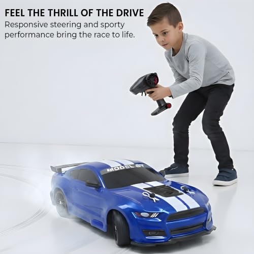 Cable World Store Cable World RC Drift Car for Kids, Red - Image 4