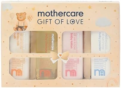 Mothercare Baby Gift Set Hypoallergenic Bath Milk Lotion Shampoo Powder
