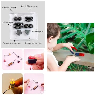 Image of Science Experiment Kit Pack of 3: Magnetism, Electricity, and Light Exploration Combo