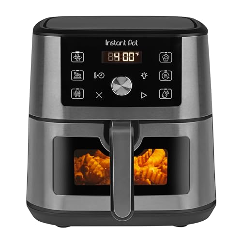Instant Pot 4QT VORTEX 6-in-1 Mini Air Fryer, Air fry, Bake, Roast, Broil, Dehydrate or Reheat, Stainless Steel, 4 Quarts - image 1