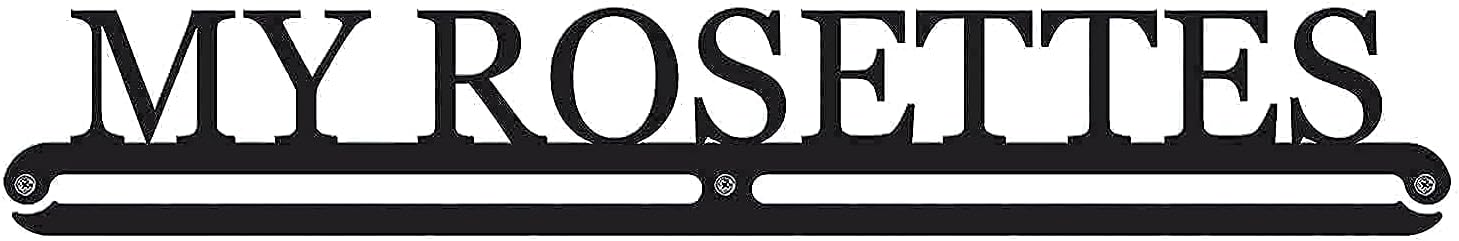 | 'My Rosettes' | Black | Rosette/Ribbon Hanger Display Holder | Made in Britain