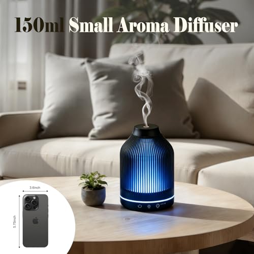 Difusor aromático eléctrico Diffuserlove 150ML con luz nocturna y temporizador miniatura 2