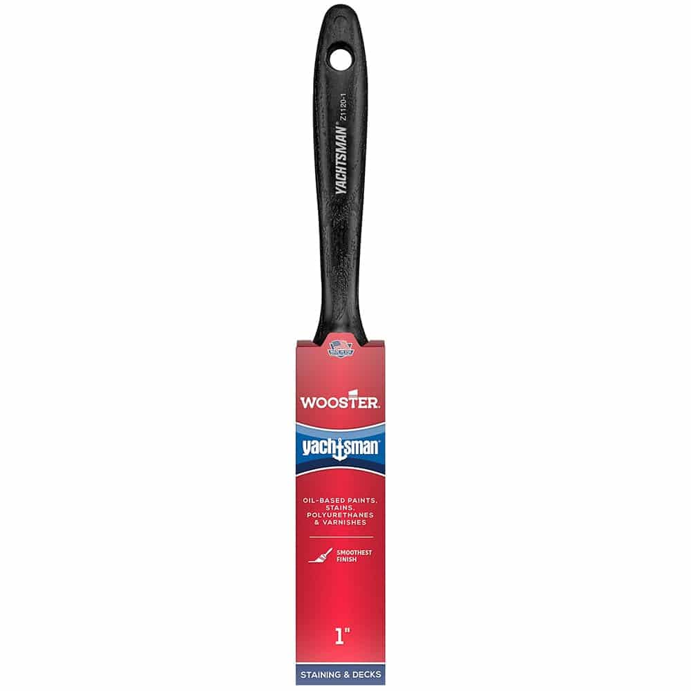Wooster Brush Z1120-1 Yachtsman Paintbrush, 1-inch Size