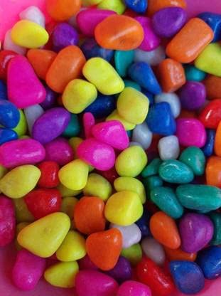 LPINE Decorative Multicolor Pebbles/Stone for Fish Aquarium, Garden, Vase, Plant, Home Decoration Painted Angular Sandstone Stone (Multicolor 450 g) (B09MBB2CYL) Amazon Price History, Amazon Price Tracker