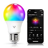 Smart Light Bulbs, WiFi & Bluetooth 5.0, Compatible w/ Alexa & Google Without Hub, Dimmable, Music Sync, Schedules, Color Changing Light Bulb, RGBW Smart Bulb Lights, LED Bulb, A19/E26, 9W, 810LM [1]