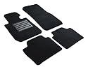 MDM SP-305 Fußmatten Velours Autoteppich passend für BMW Serie 3 (F30) / Serie 3 touring (F31) 2012>02.2019, black