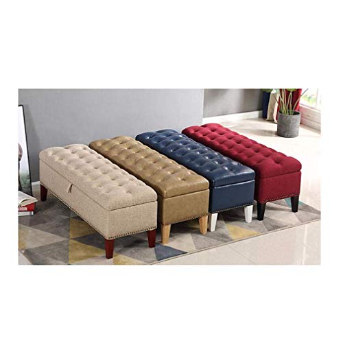 Tabouret d'extrémité de lit gzz 75cm pour chambre cocooning