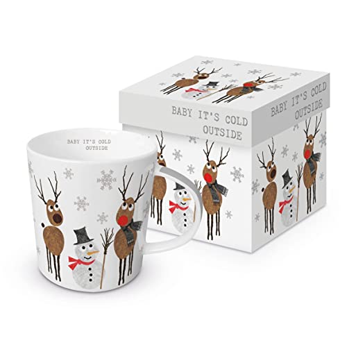 PPD Porzellan-Becher „Best Dad“ – 0,25 Liter, Spülmaschinen- & Mikrowellengeeignet, Höhe 10,5 Cm