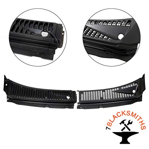 Windshield Wiper Cowl Vent Grille Cover Panels Kit For 1999-2007 Ford F250 F350