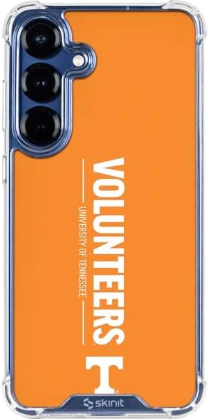 Skinit Clear Phone Case Compatible with Galaxy S25 - Officially Licensed University of Tennessee Orange Jersey Design