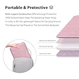Ferkurn Laptop Case Sleeve 14 Inch Compatible with 14" MacBook Pro M4/M3/M2/M1, HP Pavilion 14 Chromebook 14A EliteBook X360 Probook, ASUS Vivobook,Lenovo Ideapad,Acer, Slim Computer Laptop Bag, Pink - Image 3