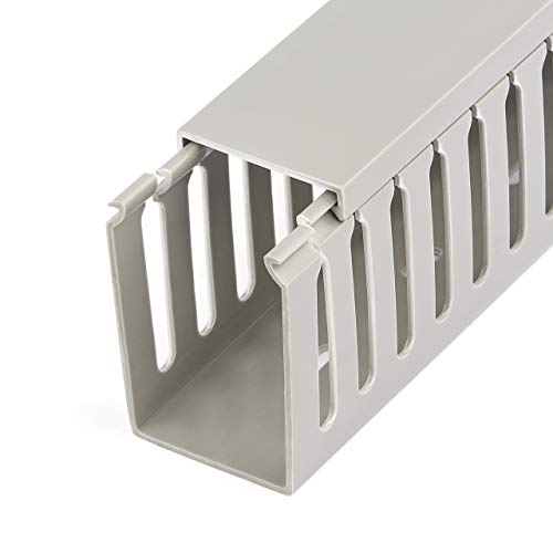 Startech.com Open Slot Cable Management Raceway With Cover, 2"(50Mm)W X 3"(75Mm)H - 6.5Ft(2M) Length - 1/4"(8Mm) Slots, Pvc Network Cable Hider/Wall Wire Duct, Max 180 Cables, Ul Listed (Cbmwd5075) #TOP2