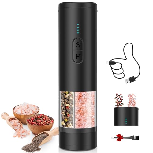 HeatBay 2-in-1 Electric Salt Pepper Grinder