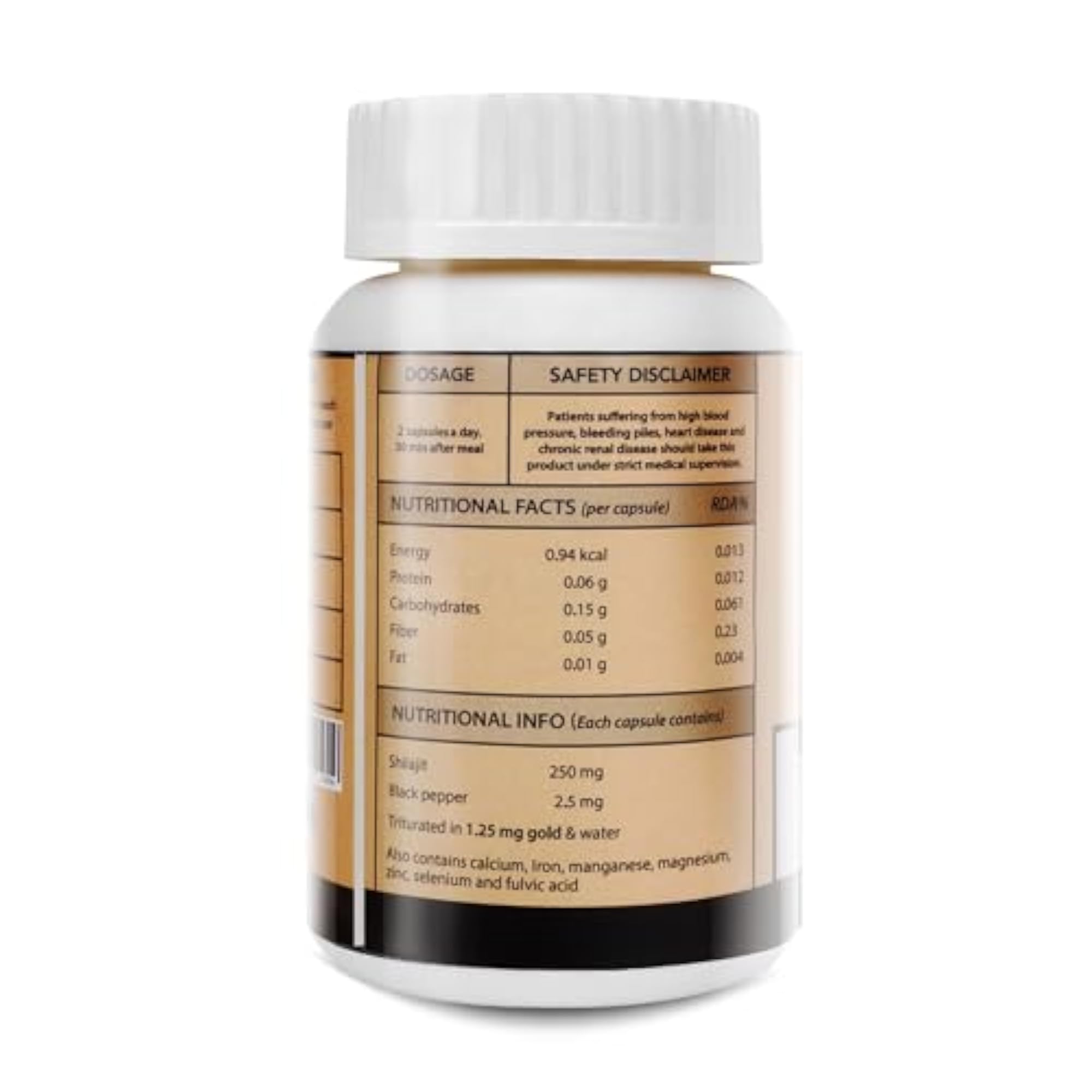 SUKHAM Himalayan Shilajit Capsule for Strength & Wellness