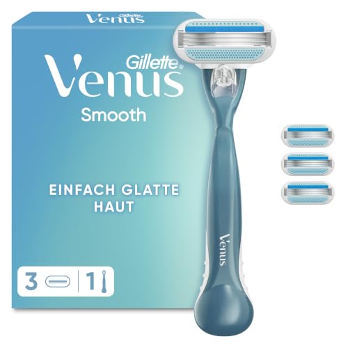 Gillette Venus Smooth Rasierer Damen, Blau