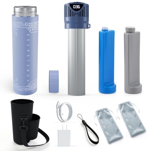Insulin Kühlbox Elektrisch 4 Pens Mini Medikamenten Kühlbox für Reisen 2-8 Insulin Kühltasche Elektrisch mit Kühlakkus TSA Genehmigt