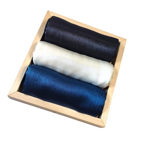 Image of Premium Muna Satin Hijab | Pack of 3 | 200 cm x 70 cm | Elegant Choice for All Occasions - Parties, Weddings & Festivals |