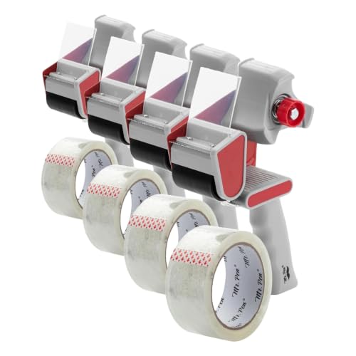 Image of Mr. Pen- Heavy Duty Packing Tape Dispenser Gun, 2 Inch (Pack of 4)