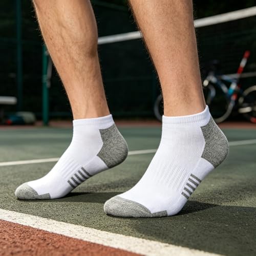 Image of 12-30 Pairs Low Cut Ankle Socks for Men Thin Breathable Casual No Show Athletic Socks Bulk