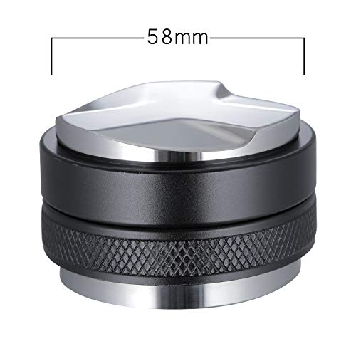 58mm Coffee Distributor & Tamper, MATOW Dual Head Coffee Leveler Fits for Portafilter