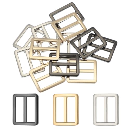 Anneau rectangulaire plat en métal uxcell pour sangle de sac 25mm