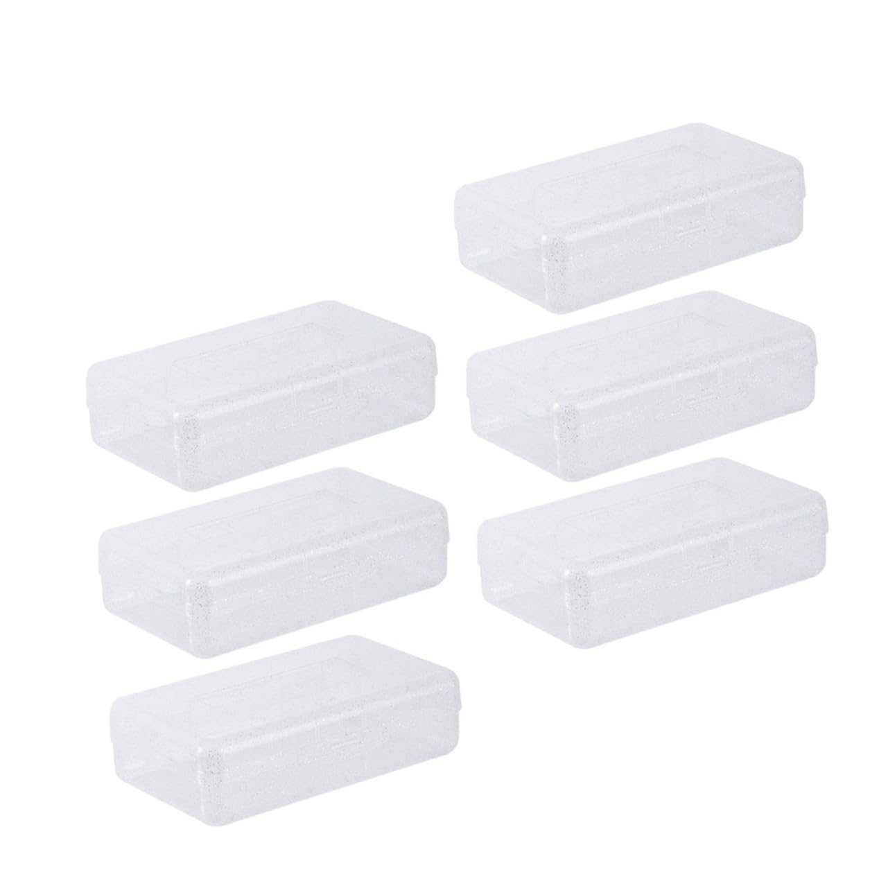 6 pezzi Organizer Penne Trasparente in Plastica Astuccio Scuola Impilabile con Capacità per Matite Penne e Accessori Resistente e Durevole per Studenti e Insegnanti