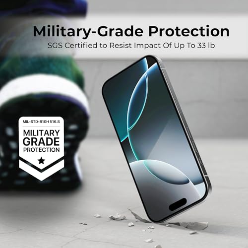 BLACK+DECKER 2 Pack Tempered Glass Screen Protector for iPhone 16 - image 8