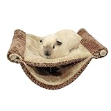 GTFYUDGH Hängematte Für Hamster,Atmungsaktive Schlafgelegenheit Für Kühle Umgebung | Hamster Hängematte für den Innenbereich des Käfigs,Für Chinchilla Gerbil Schlafen Spielen Ausruhen Wohnung