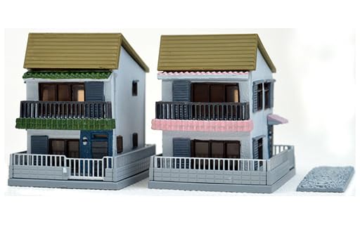 ジオコレ 1/150「集合住宅×4点 & 建売住宅 + オマケ」セット Amazon |