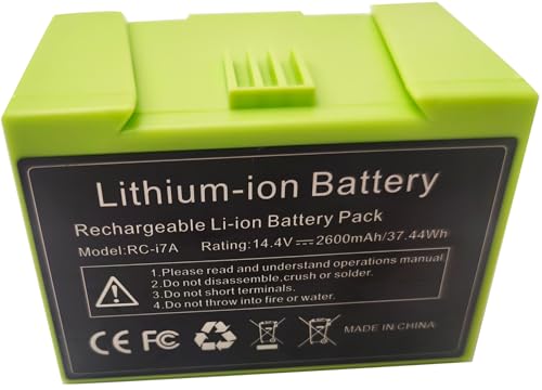 Batería de iones de litio para i7, i3, i4, e5, e6, i7550, i7, i7+, i4, i4, i3, i3+, e5, e6, i7158, i7550, i755020, 7150, 7550, aspiradora verde