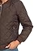 andy & natalie womens bomber jacket Lightweight fashion Quilted bomber jacket vintage winter coat Brownish Large