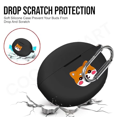 Image of Silicone Case Cover Compatible for OnePlus Nord Buds 3 | 3 Pro (Sticker Shiba)