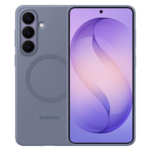 Image of Samsung Galaxy S26+ Silicone Magnet Phone Case, Soft-Touch, Durable Grip, Great Feel, Blue Violet