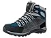 riemot Botas de Senderismo y Campo para Mujer Hombre, Zapatillas Altas de Trekking Zapatos de Montaña Escalada Aire Libre Calzado Impermeable Ligero Antideslizantes Sneakers, Azul Gris EU 36