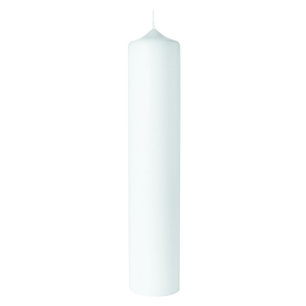 Rayher Vela blanca personalizable, cirio 30 cm, 6 cm ø, parafina, decoración y manualidades, 3140300