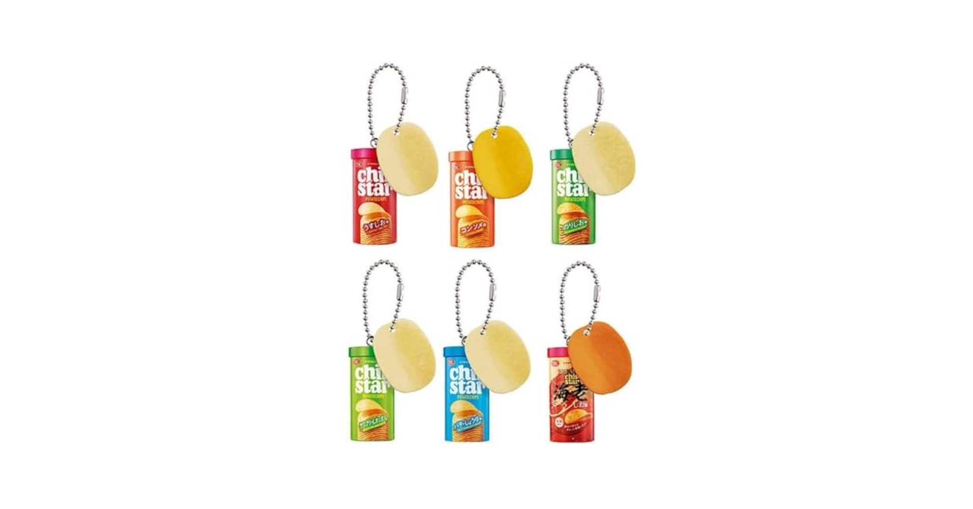 ♯Jym11OTチビトラハッピーアソート2フルコンプ全6種 Amazon.co.jp: チップスター ミニチャーム(再販) × 全6種セット