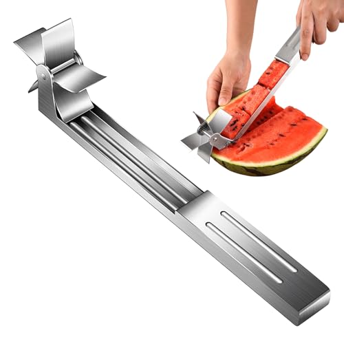 Cutter de pastèque cuber et coupe-ananas multifonctionnel en inox