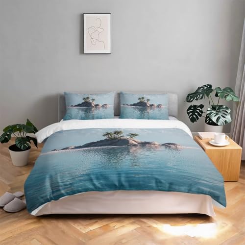 Funda Nordica Cama 150cm Blanca Azul Funda