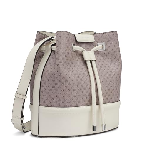 Image of Calvin Klein Women's Ash Crossbody Bag - Vegan Leather, Monogram, 2 Pockets
