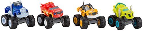 Fisher-Price Nickelodeon Plastic Blaze and The Monster Machines and Friends Set (Multicolour)