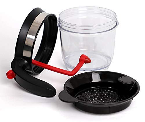 Rorence Roasting Gravy Set - Fat Separator with Strainer & Easy Bottom Release, Stainless Steel Turkey Baster with Cleaning Brush